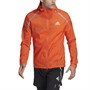 adidas Mens Marathon Wind.Rdy Water-Repellent Running Hooded Jacket Semi Impact Orange