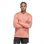 adidas Mens Own The Run Aeroready Long Sleeve Running Top Coral Fusion