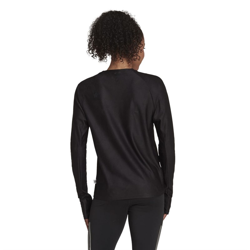 adidas Womens Made To Be Remade Aeroready Long Sleeve Top Black