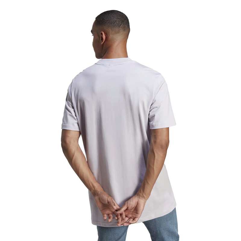 adidas Mens Sportswear Future Icons Badge Of Sport T-Shirt Silver Dawn