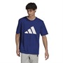 adidas Mens Sportswear Future Icons Logo Graphic T-Shirt Victory Blue