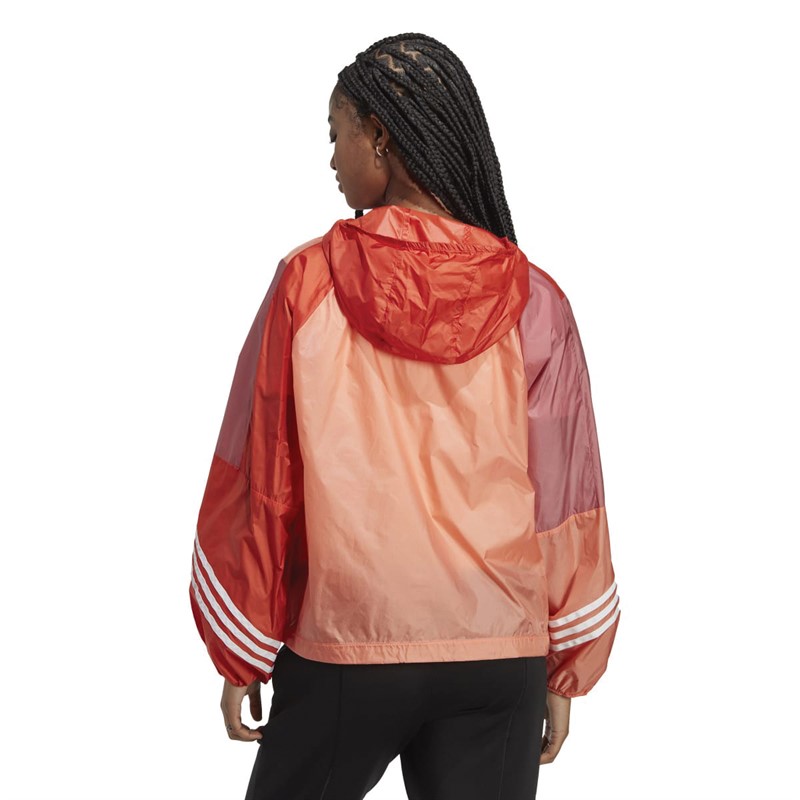 Buy adidas Womens Wind.Rdy Hooded Anorak Pink Star/Prefer