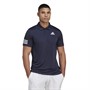 adidas Mens Tennis Club 3-Stripes Polo Shirt Legand Ink/White