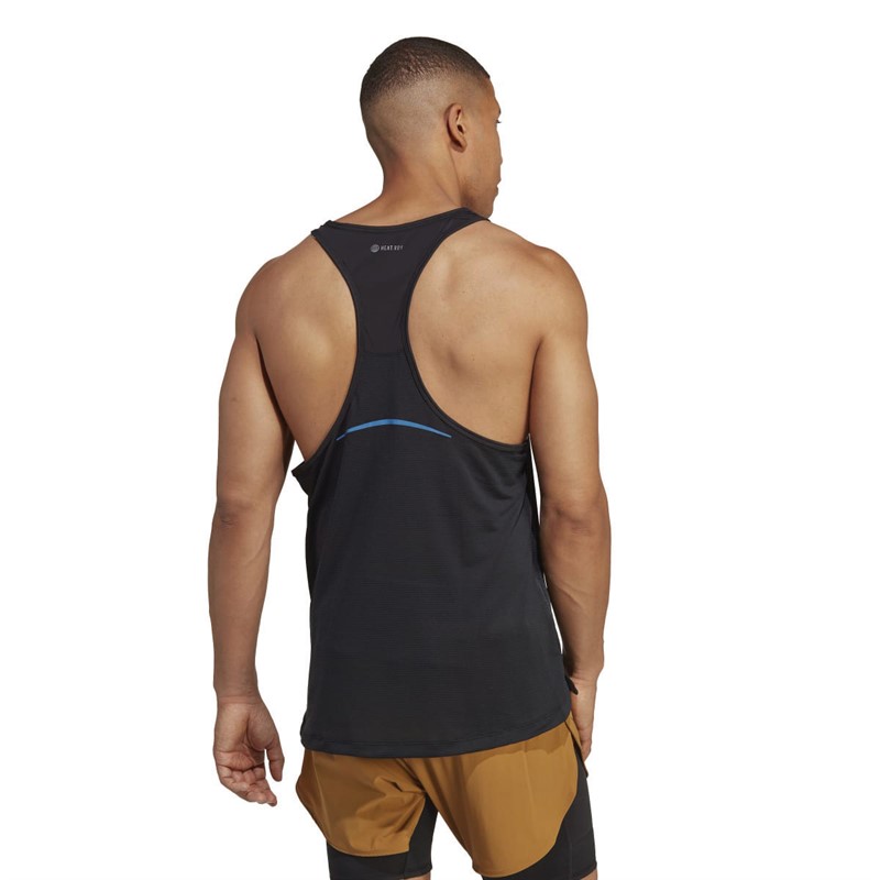 adidas Mens Heat.Rdy Hiit Elevated Training Tank Top Black