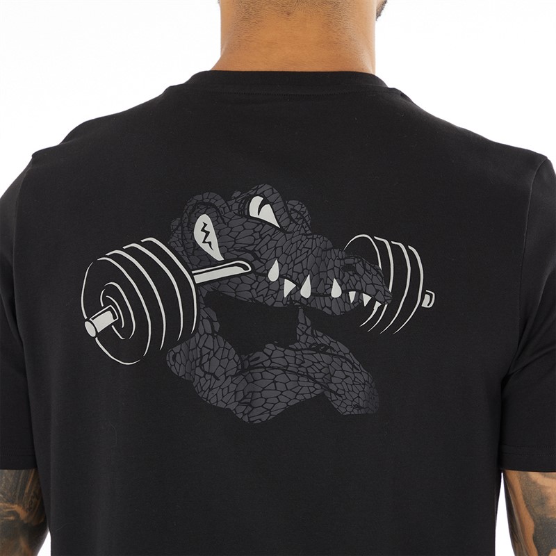 adidas Mens Aeroready Training Gator Graphic Short Sleeve T-Shirt Black