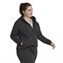 adidas Womens Mission Victory Full Zip Hoodie (Plus Size) Black Melange