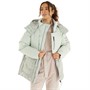 adidas Womens Terrex X And Wander Xploric Padded Hooded Down Jacket Linen Green