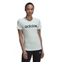 adidas Womens Essentials Slim Logo T-Shirt Ice Mint/Legend Ink