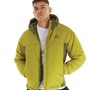 adidas Mens 3-Stripes Puffy Padded Hooded Jacket Pulse Olive/Focus Olive