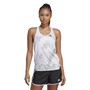 adidas Womens Adizero Aeroready Tank Top White/Dash Grey