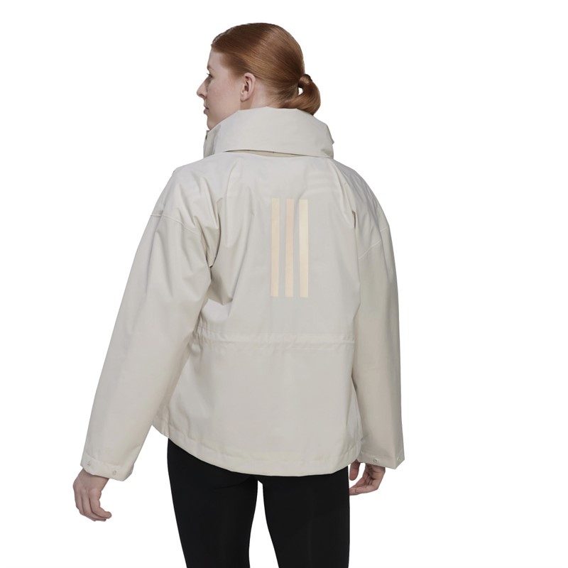 adidas Womens Terrex Traveer Rain.Rdy Waterproof Jacket Aluminium