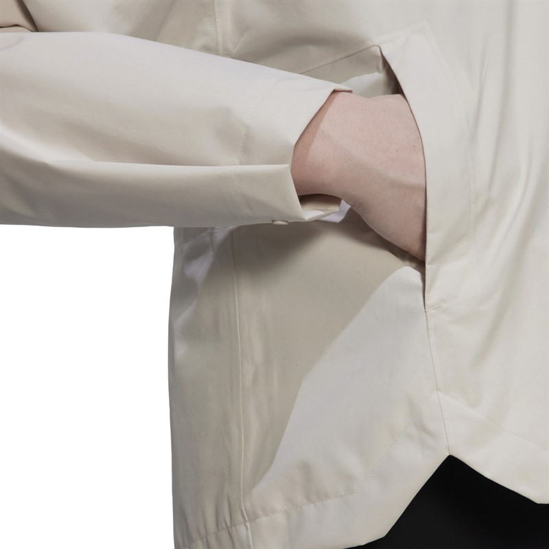 adidas Womens Terrex Traveer Rain.Rdy Waterproof Jacket Aluminium