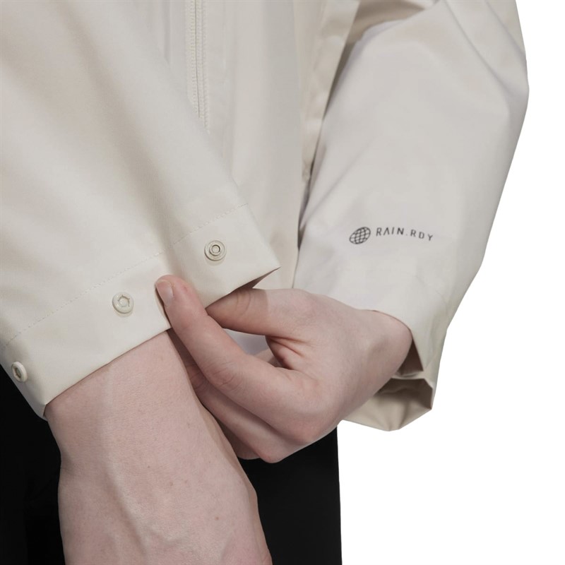 adidas Womens Terrex Traveer Rain.Rdy Waterproof Jacket Aluminium