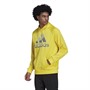 adidas Mens Aeroready Game And Go Big Logo Hoodie Impulse Yellow/Impulse Yellow