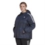 adidas Womens Essentials Insulated Hooded Jacket (Plus Size) Legand Ink