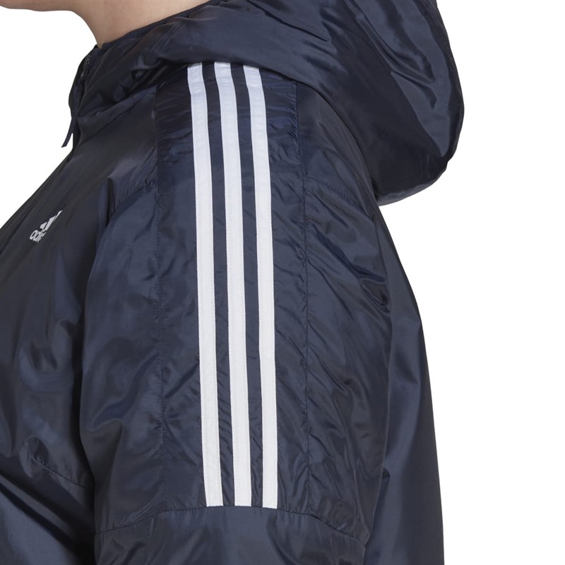 adidas Womens Essentials Insulated Hooded Jacket (Plus Size) Legand Ink