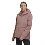 adidas Womens Traveer Cold.Rdy Padded Hooded Down Jacket Wonder Onix