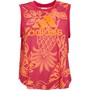 adidas Womens Farm Rio Aeroready Tank Top Vivid Berry/App Signal Orange