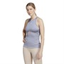 adidas Womens Hiit Aeroready Tank Top Silver Violet