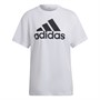adidas Womens Big Logo Boyfriend Top White/Black