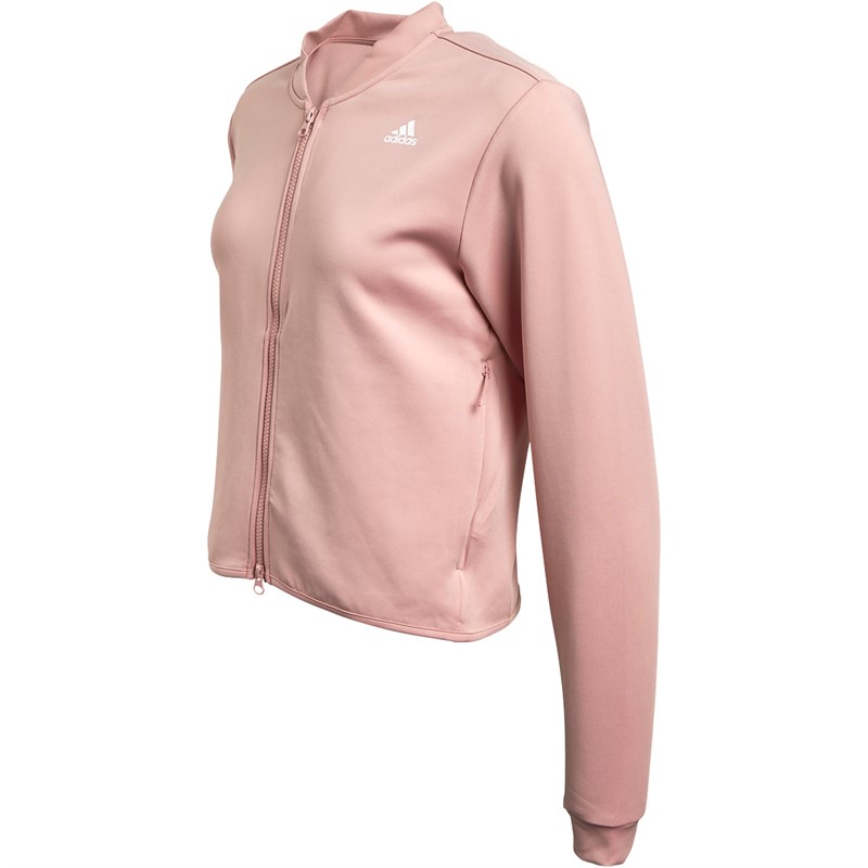 adidas Womens Aeroready Versatile Jacket Wonder Mauve/White