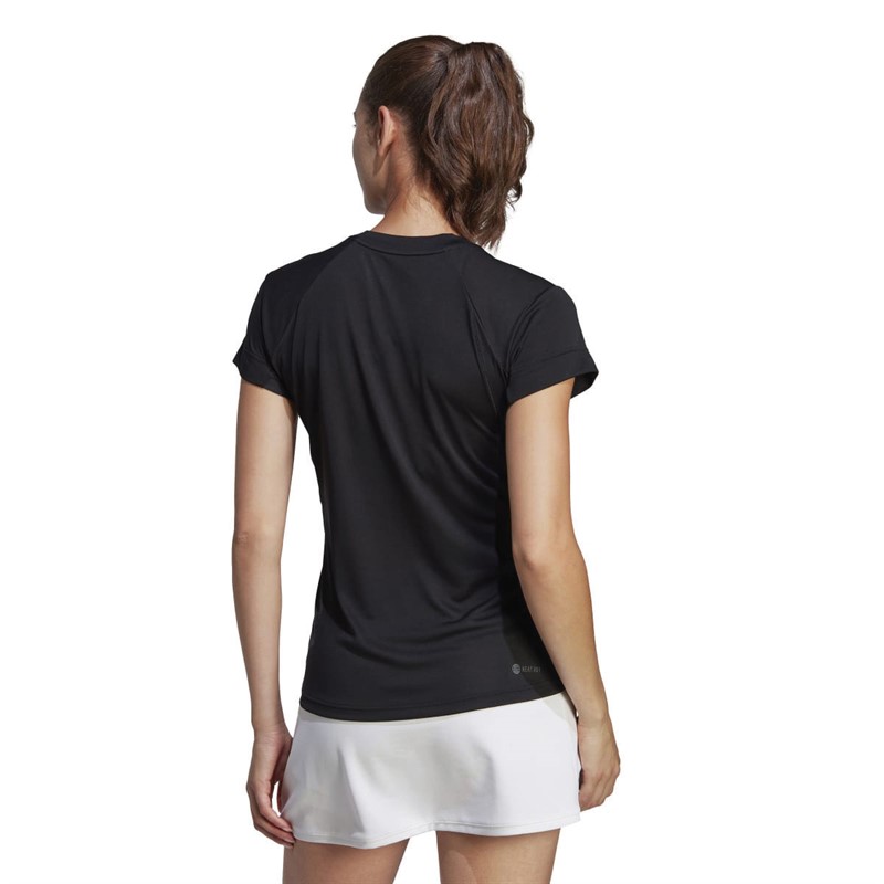 Buy adidas Womens Freelift Aeroready Tennis Top Black