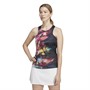 adidas Womens Melbourne Aeroready Graphic Tennis Tank Top Multi Color/Black