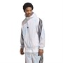 adidas Mens Future Icons Allover Print Hoodie White
