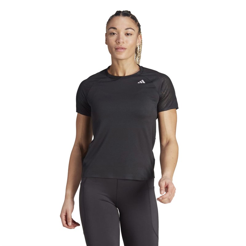 adidas Womens Adizero Aeroready Top Black