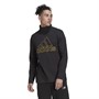 adidas Mens Future Icons Embroidered Badge Of Sport Long-Sleeve Top Black