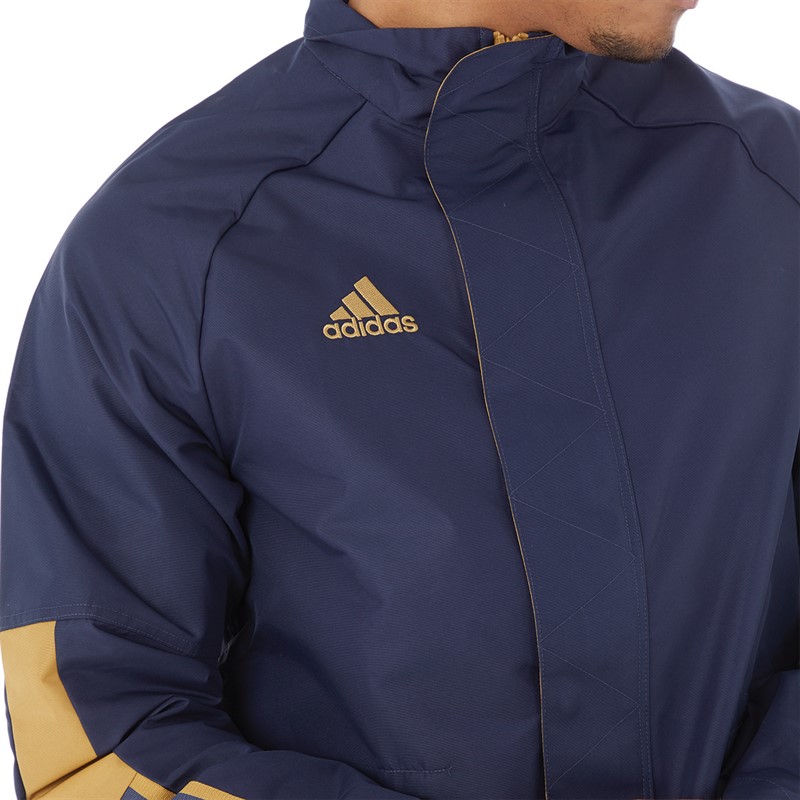 adidas Mens Tiro Parka Jacket Shadow Navy