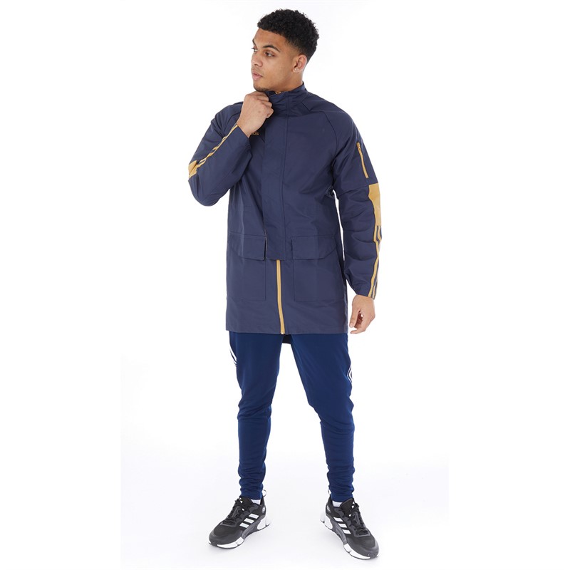 adidas Mens Tiro Parka Jacket Shadow Navy