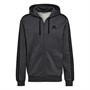 adidas Mens Essentials Fleece 3-Stripes Full-Zip Hoodie Dark Grey Heather
