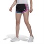 adidas Womens Marathon 20 Aeroready Colourblock Shorts Black/Semi Pulse Lilac
