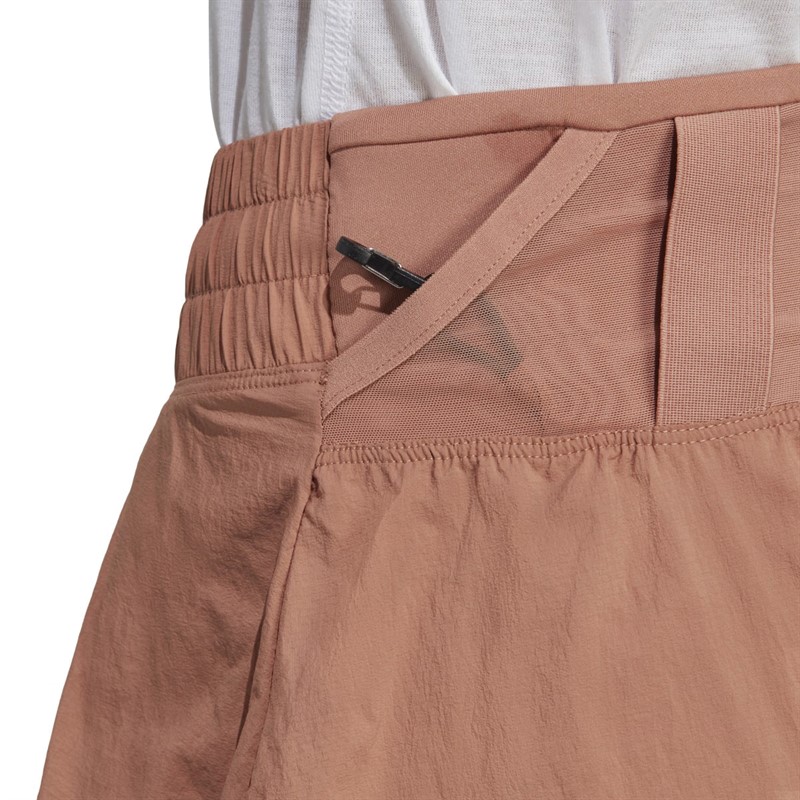 adidas Womens Collective Power AEROREADY Wind.Rdy Shorts Clay Strata