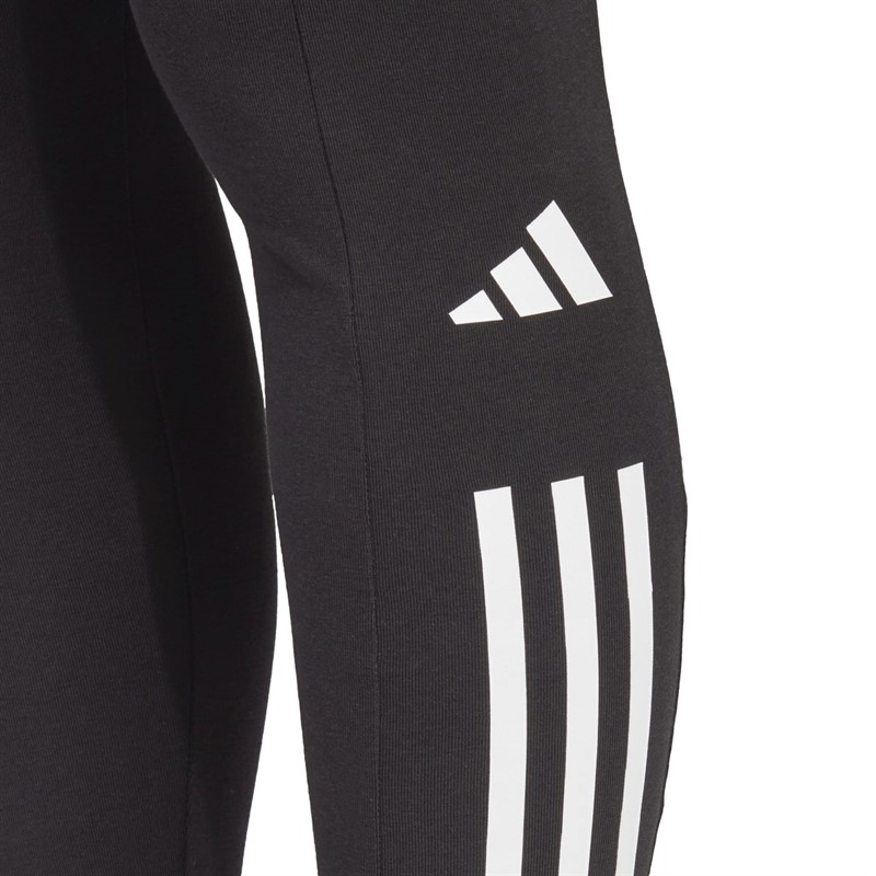 adidas Womens Train Cotton Aeroready 7/8 Tight Leggings Black