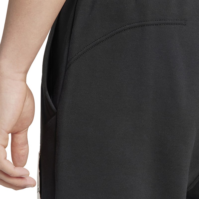 adidas Mens Sportswear Lounge Fleece Joggers Black