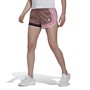 adidas Womens Marathon 20 Aeroready Colourblock Shorts Wonder Onix