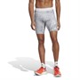 adidas Mens Adizero Heat.Rdy Saturday Running Short Tight Leggings Grey Three/Dash Grey/White