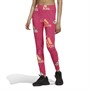 adidas Womens Essentials Multi-Colored Logo Leggings Team Real Magenta/Multicolor/White