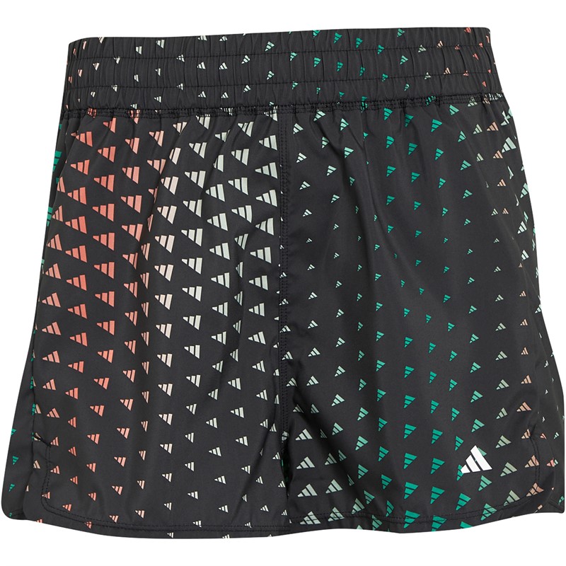 adidas Womens Brand Love Aeroready Woven Pacer Shorts Black