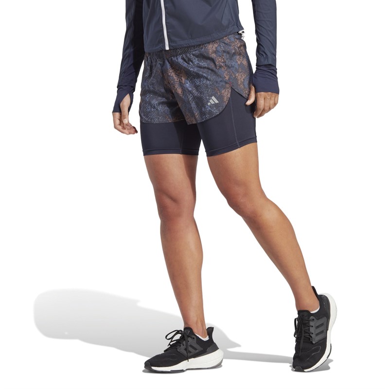 Adidas women's 2 in 1 running shorts online