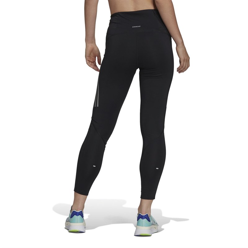 adidas Womens Own The Run Aeroready 7/8 Tight Leggings Black