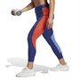 adidas Womens Techfit Aeroready Colorblock 7/8 Tight Leggings Victory Blue