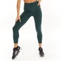adidas Womens Optime Best Of adidas Aeroready 7/8 Tight Leggings Shadow Green