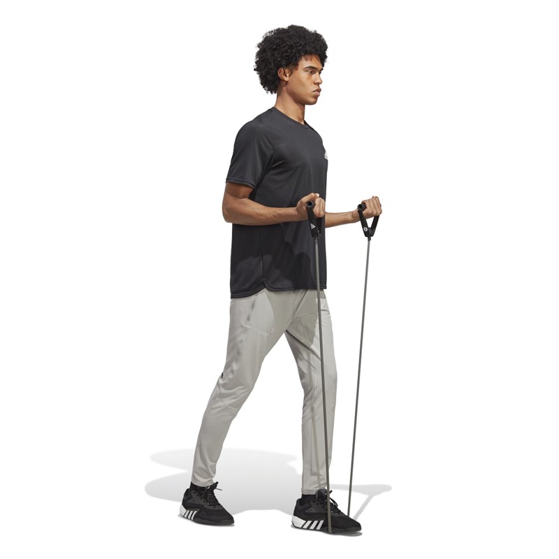 adidas Mens D4T Training Joggers Mgh Solid Grey