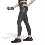 adidas Womens Optime Aeroready Shine 7/8 Tight Leggings Black