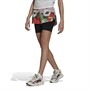 adidas Womens X Marimekko Aeroready Shorts White/Blaze Orange