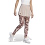 adidas Womens Paris Aeroready Two-In-One Tennis Leggings Wonder Taupe/Pink Strata