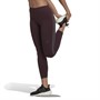 adidas Womens Run Icons Aeroready 3-Stripes 7/8 Tight Leggings Shadow Maroon